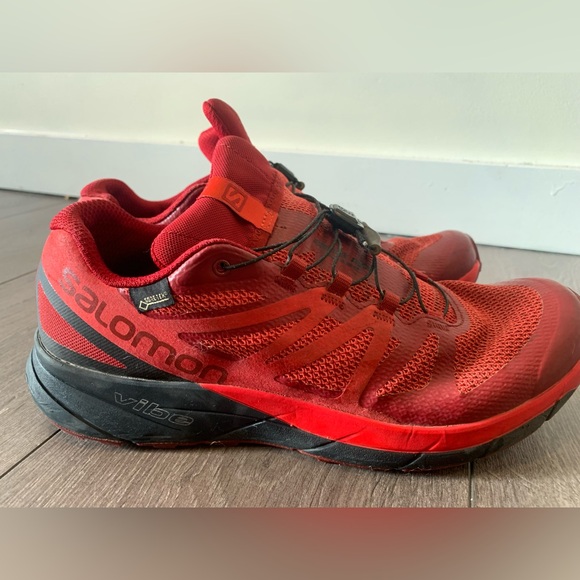 SalomonVibe gotex shoes running very good condition like 90%, Red size: 8.5~26,5 - Picture 10 of 12